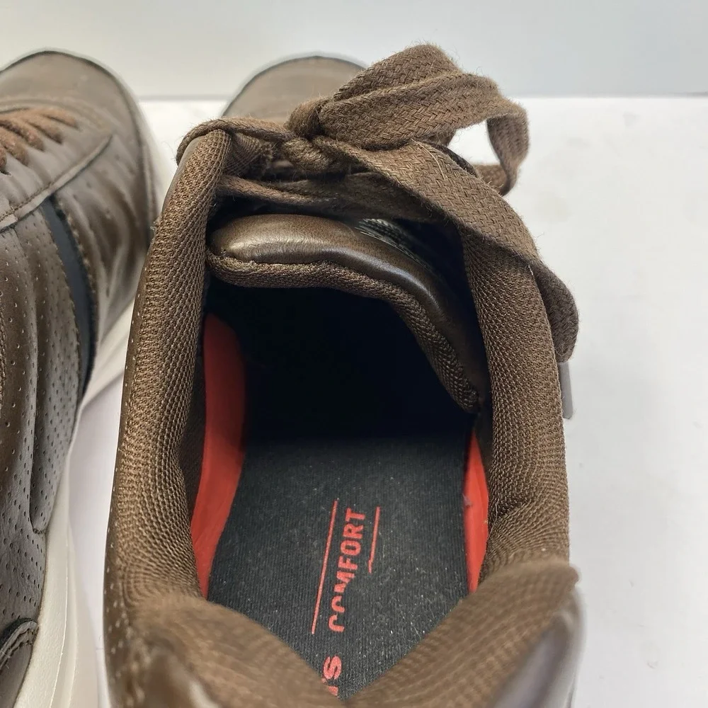 Levi's Comfort Shoe Men Sz 8.5 Casual Brown And Black Low‎ Top Lace Up 51800401B